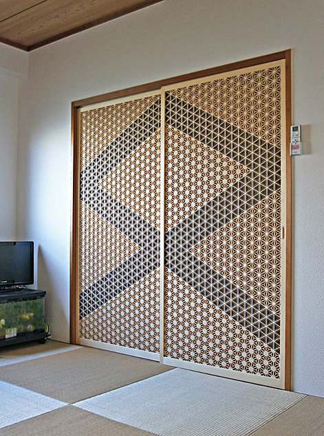 sliding door kumiko
Obiwake-tsuzura