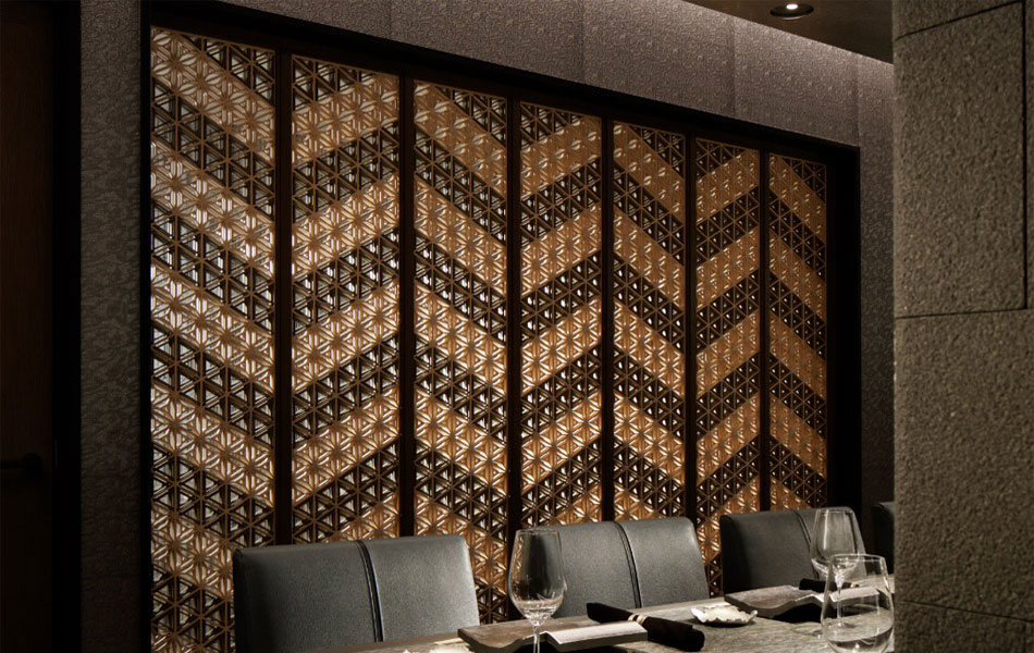 Luxury interior Embodiment Type, Geometrical pattern, Triangles, Art