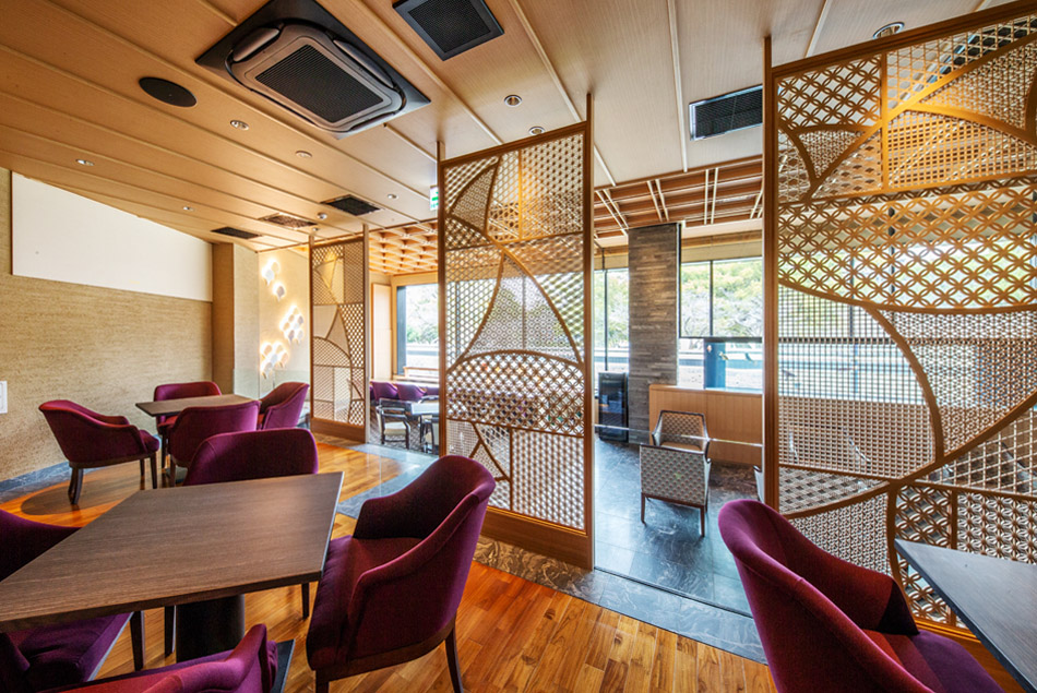 城見櫓（熊本）様 組子欄間 特注組子（銀杏柄）組子細工