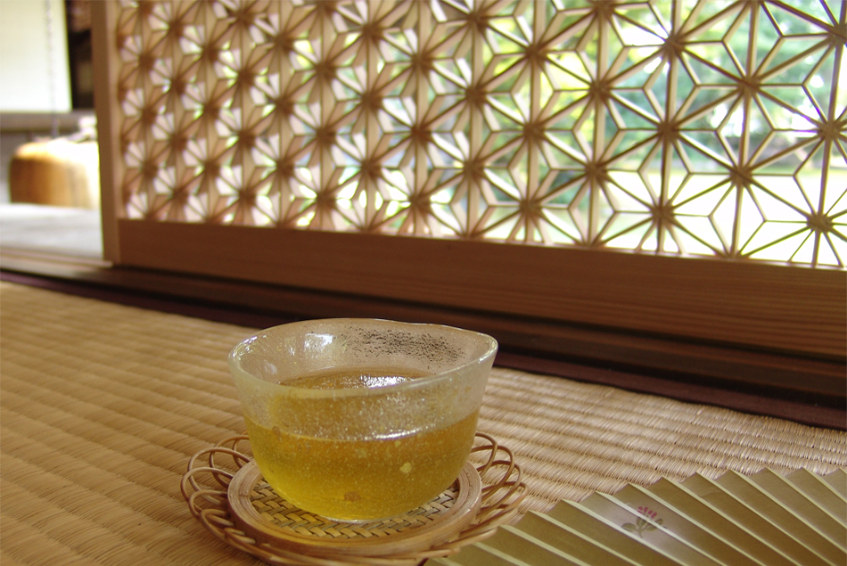 引き戸 麻ベタ入 個人邸 拡大 組子細工