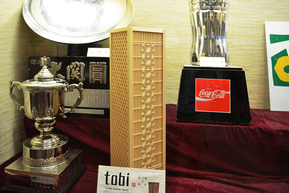 東京・両国国技館 大相撲九月場所千秋楽 組子行灯 特注品 組子細工